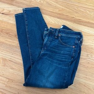 Size 29 Madewell curvy high-rise skinny jeans